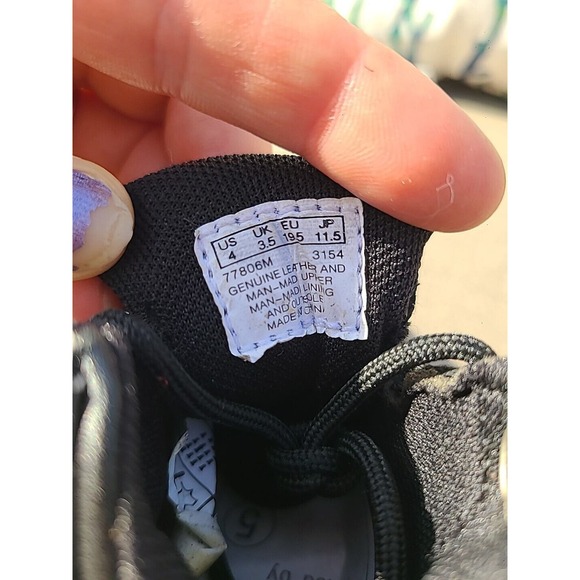 Timberland Black Baby Combat Boots - Size 4C Leather - Picture 10 of 10